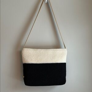The Sak Elliott Lucca Shoulder Bag in Black & Off White